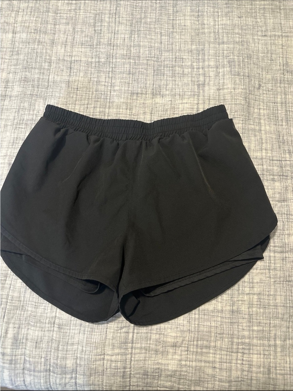 SHEIN Black Athletic Running Shorts